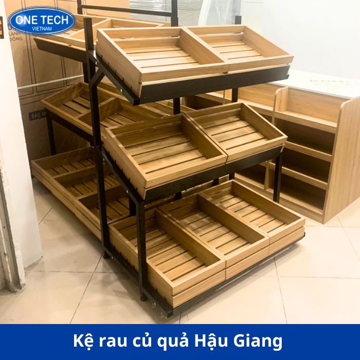 Đặc điểm của kệ rau củ quả Hậu Giang